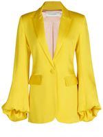 Silvia Tcherassi blazer Coco à simple boutonnage - Jaune