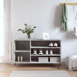 VidaXL Schoenenkast 102x36x60 cm bewerkt hout betongrijs