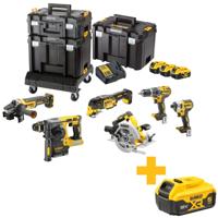 DeWALT DCK685P3T Accu combiset 6-delig 18V XR 5.0Ah in TSTAK DeWALT DCK685P3T Accu combiset 6-delig 18V XR 5.0Ah in TSTAK