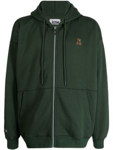 izzue hoodie à logo brodé - Vert