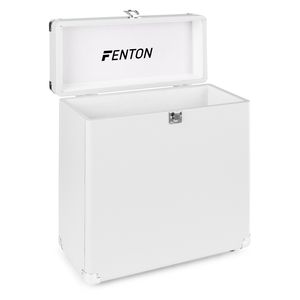 Fenton RC30 platenkoffer voor ruim 30 platen - Wit