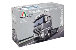 Italeri Mercedes Benz Actros MP4 Gigaspace Vrachtwagen/oplegger miniatuur Montagekit 1:24