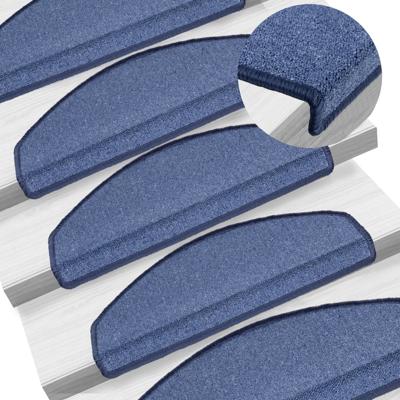 VidaXL 15 st trapmatten 65x24x4 cm blauw