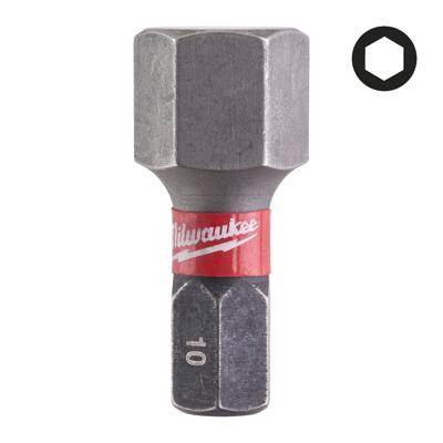 Milwaukee Milwaukee SHOCKWAVE™ IMPACT DUTY schroefbits Hex 10 mm x 25 mm VE=2 - 4932430899