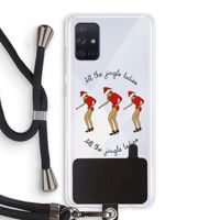 Jingle Ladies: Samsung Galaxy A71 Transparant Hoesje met koord