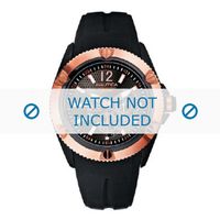 Nautica horlogeband A20032 Rubber Zwart