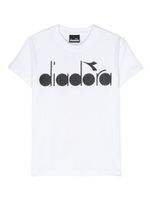 Diadora Junior t-shirt en coton à logo imprimé - Blanc