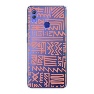 Marrakech Pink: Honor Note 10 Transparant Hoesje