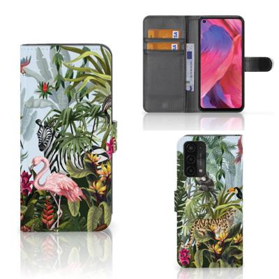 Telefoonhoesje | Met pasjeshouder | voor OPPO A54 5G | A74 5G | A93 5G Jungle