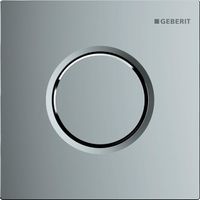 Geberit Sigma01 urinoir bedieningsplaat pneumatisch chroom 116011215 - thumbnail