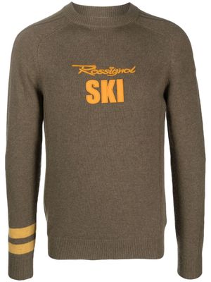 Rossignol pull à logo signature brodé - Vert