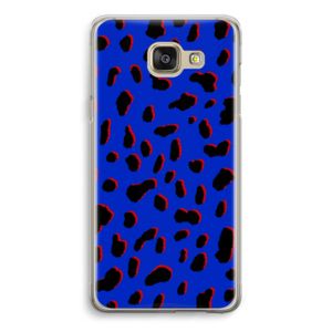 Blue Leopard: Samsung Galaxy A5 (2016) Transparant Hoesje
