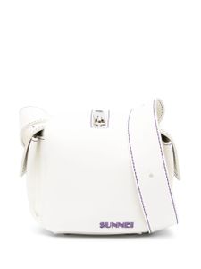 Sunnei sac porté épaule Lacubetto en cuir - Blanc