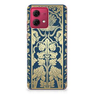 Motorola Moto G84 TPU Case Beige Flowers