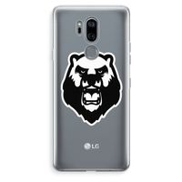 Angry Bear (white): LG G7 Thinq Transparant Hoesje