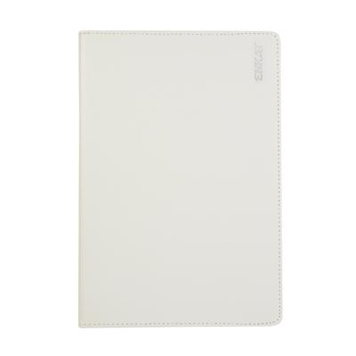 ENKAY 360 graden rotatie Lichi textuur lederen draagtas met houder voor Samsung Galaxy tab S6 10 5 T860/T865 (wit)