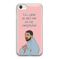 Hotline bling: iPhone 8 Transparant Hoesje