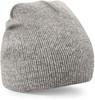 Beechfield CB44 Original Pull-On Beanie - Heather Grey - One Size - thumbnail