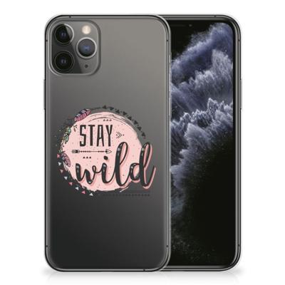 Apple iPhone 11 Pro Telefoonhoesje met Naam Boho Stay Wild Apple iPhone 11 Pro Telefoonhoesje met Naam Boho Stay Wild