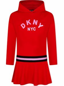 Dkny Kids robe à capuche - Rouge