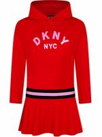 Dkny Kids robe à capuche - Rouge