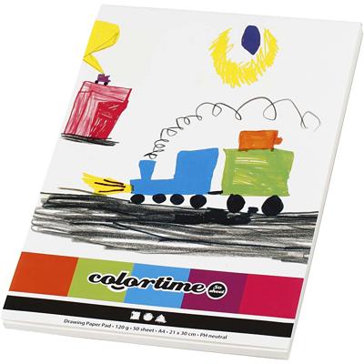 Creativ Company Tekenblok wit a4 120gr, 50 vellen