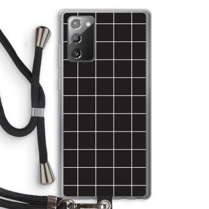 Rooster 2: Samsung Galaxy Note 20 / Note 20 5G Transparant Hoesje met koord