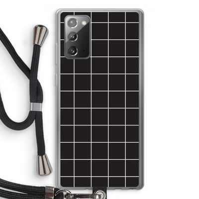 Rooster 2: Samsung Galaxy Note 20 / Note 20 5G Transparant Hoesje met koord