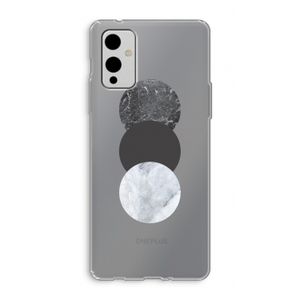 Marmeren cirkels: OnePlus 9 Transparant Hoesje