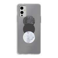 Marmeren cirkels: OnePlus 9 Transparant Hoesje
