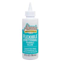 Aleene's • flexible & stretchable permanent fabric glue 118ml