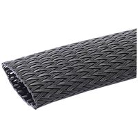 Quadrios 23CA206 23CA206 Gevlochten slang Zwart Polyester 7 tot 19 mm per meter - thumbnail