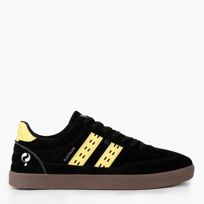 Heren Sneaker Platinum | Zwart/Lichtgeel