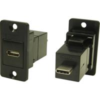 Cliff Adapter, Bus, inbouw USB-poort Type-C - USB-stekker Type-B CP30611 1 stuk(s)