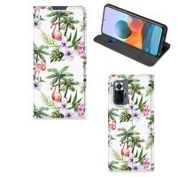 Xiaomi Redmi Note 10 Pro | Hoesje maken | Flamingo Palms