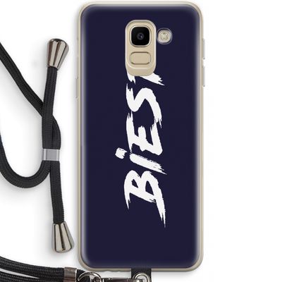 Biest: Samsung Galaxy J6 (2018) Transparant Hoesje met koord