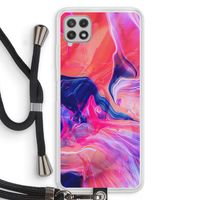 Earth And Ocean: Samsung Galaxy A22 4G Transparant Hoesje met koord