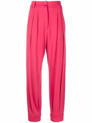 Alberta Ferretti pantalon à taille haute - Rose Alberta Ferretti pantalon à taille haute - Rose