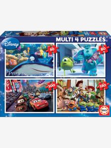 Set met 4 puzzels van 50 tot 150 stukjes Multi 4 Disney® Pixar EDUCA blauw