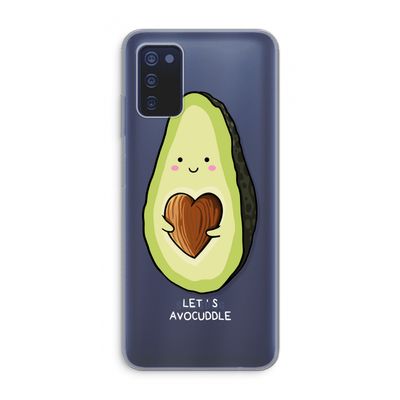 Avocuddle: Samsung Galaxy A03s Transparant Hoesje