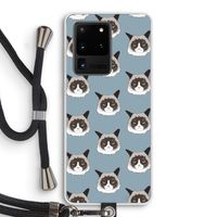 It's a Purrr Case: Samsung Galaxy S20 Ultra Transparant Hoesje met koord