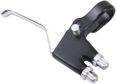 Elvedes Remgreep v-brake rechts 3-vinger zwart/zilver