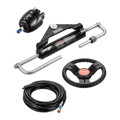 VEVOR 150 pk hydraulische buitenboordstuurset Stuursysteem voor marineboten