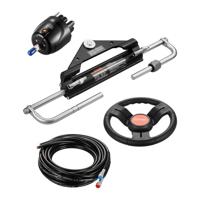 VEVOR 150 pk hydraulische buitenboordstuurset Stuursysteem voor marineboten
