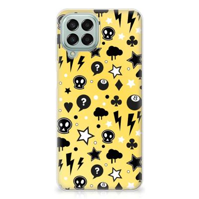 Silicone Back Case Samsung Galaxy M33 Punk Geel Silicone Back Case Samsung Galaxy M33 Punk Geel