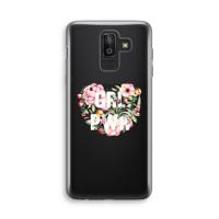 GRL PWR Flower: Samsung Galaxy J8 (2018) Transparant Hoesje