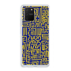 Majorelle Blue Print: Samsung Galaxy S10 Lite Transparant Hoesje