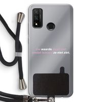 uw waarde daalt niet: Huawei P Smart (2020) Transparant Hoesje met koord