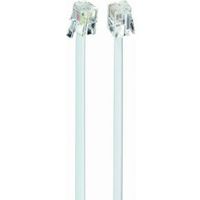 Gembird TC6P4C-10M telefoonkabel Wit