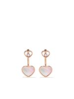 Chopard boucles d'oreilles en or rose 18ct Happy Hearts - thumbnail